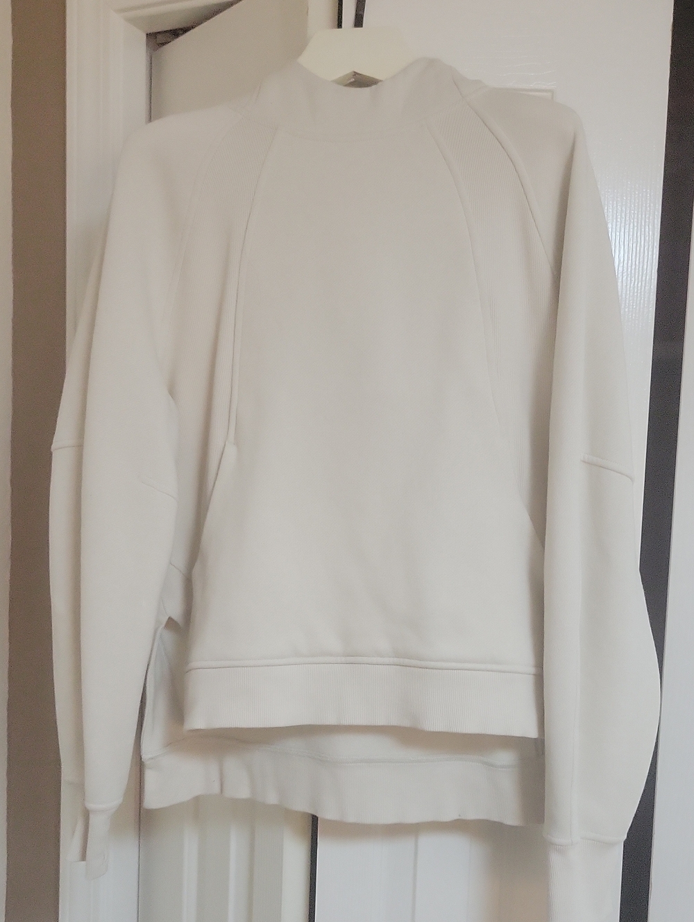 lululemon athletica soft cream pullover hoodie